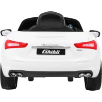 Детская аккумуляторная машинка Maserati Ghibli Белая