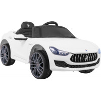 Детская аккумуляторная машинка Maserati Ghibli Белая