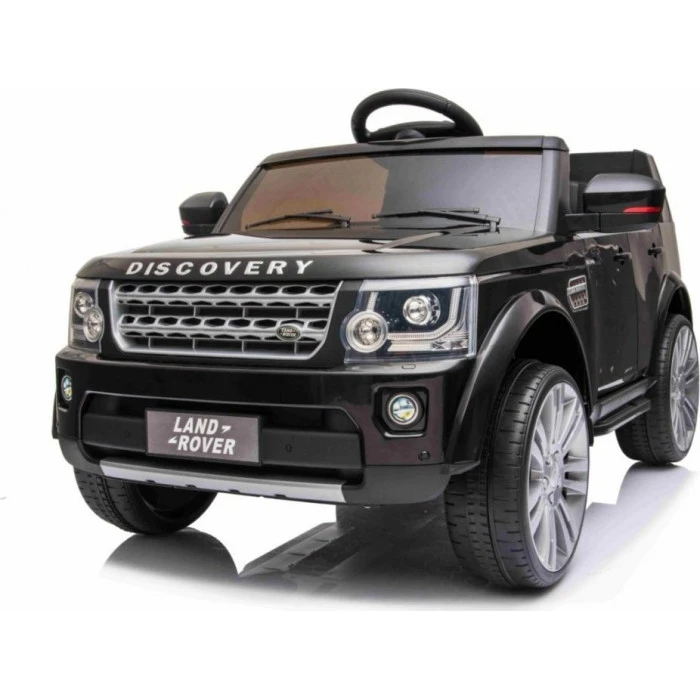 Дитяча акумуляторна машинка Land Rover Discovery Чорна