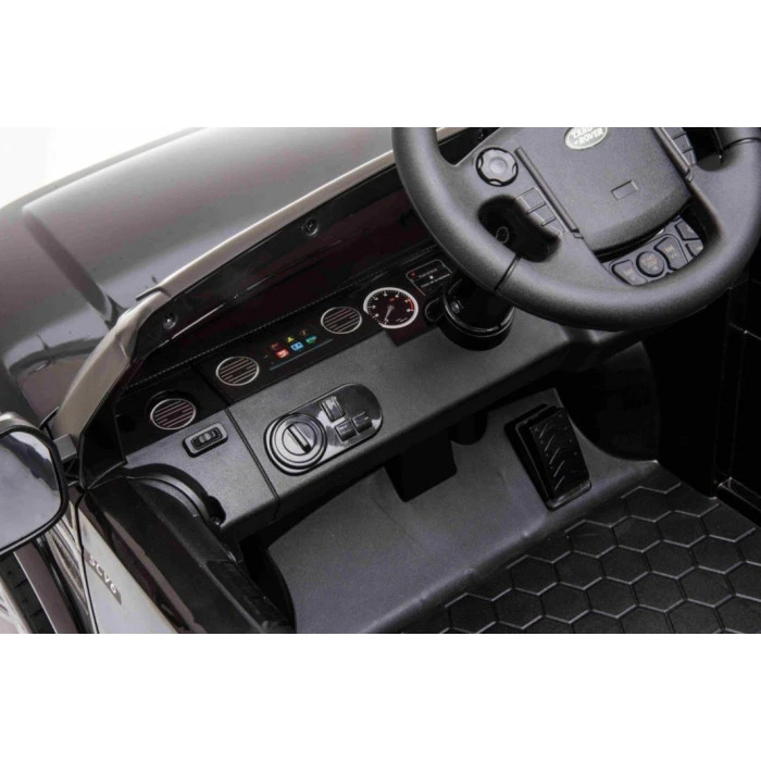 Дитяча акумуляторна машинка Land Rover Discovery Чорна