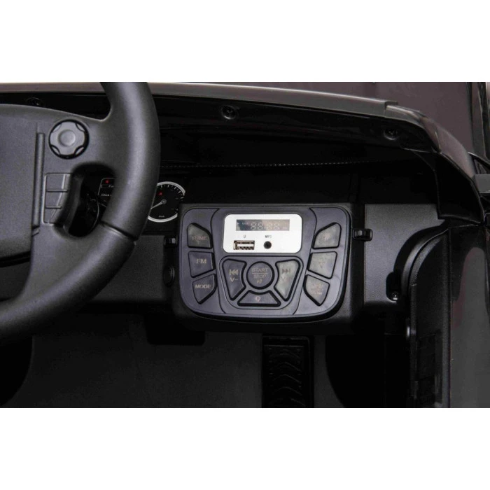 Дитяча акумуляторна машинка Land Rover Discovery Чорна