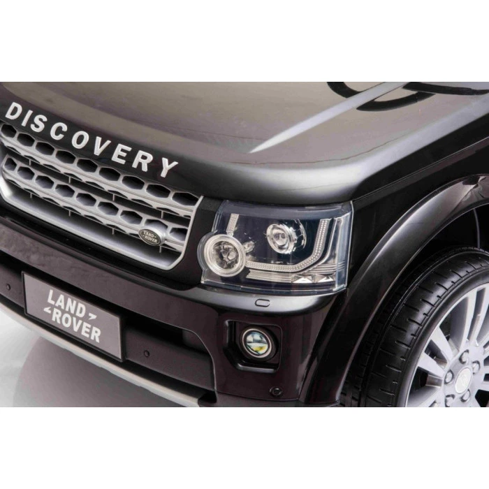 Дитяча акумуляторна машинка Land Rover Discovery Чорна