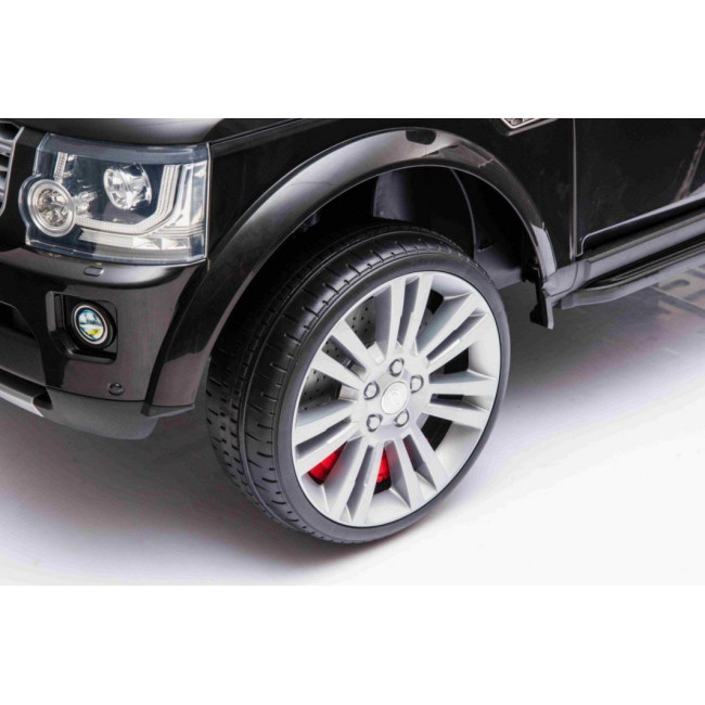 Детская аккумуляторная машинка Land Rover Discovery Черная