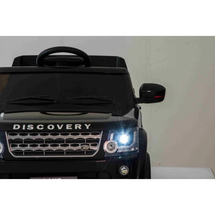 Дитяча акумуляторна машинка Land Rover Discovery Чорна