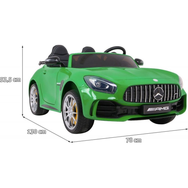 Детская аккумуляторная машинка Mercedes-Benz GT R Зеленая
