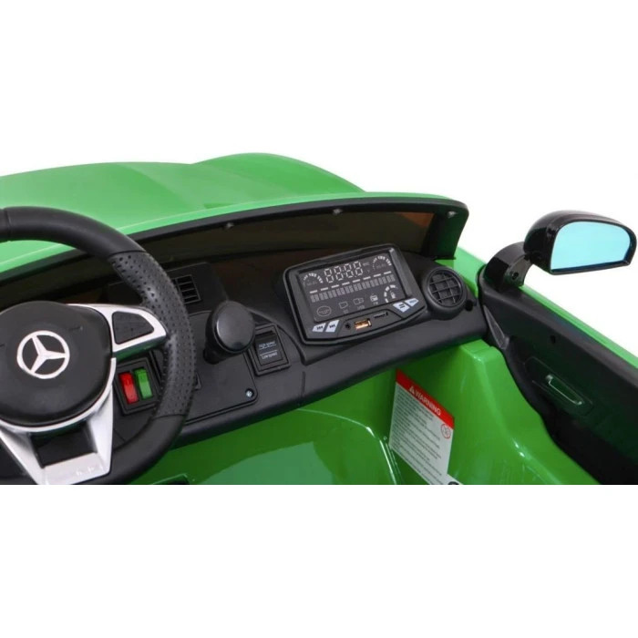 Дитяча акумуляторна машинка Mercedes-Benz GT R Зелена