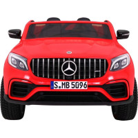 Детская аккумуляторная машинка Mercedes GLC 63S Красная