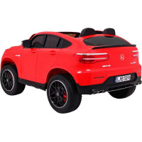 Детская аккумуляторная машинка Mercedes GLC 63S Красная