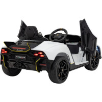Детская аккумуляторная машинка Lamborghini Invencible Белая