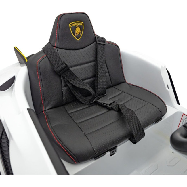 Детская аккумуляторная машинка Lamborghini Invencible Белая