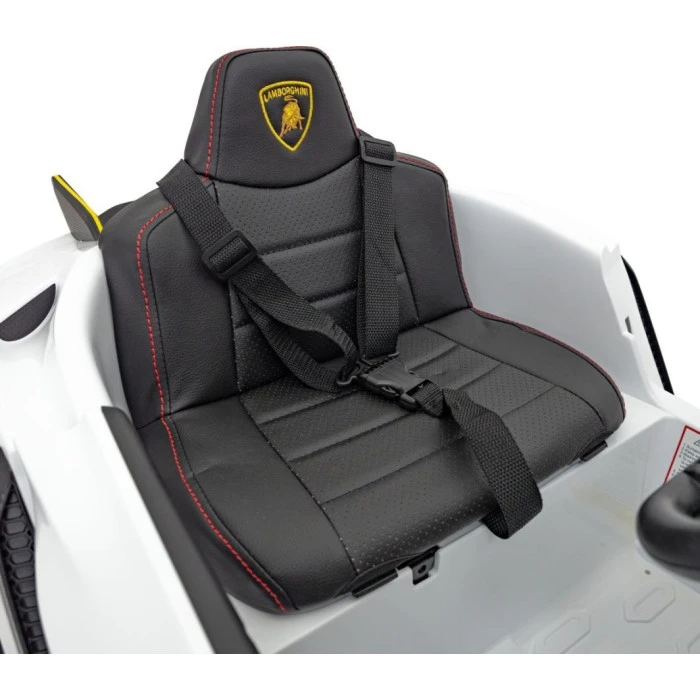 Дитяча акумуляторна машинка Lamborghini Invencible Біла