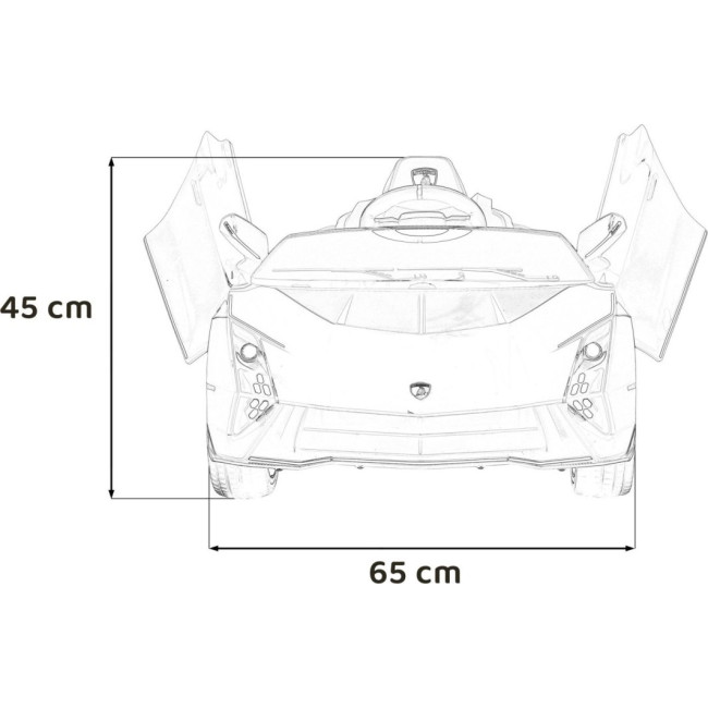 Детская аккумуляторная машинка Lamborghini Invencible Белая