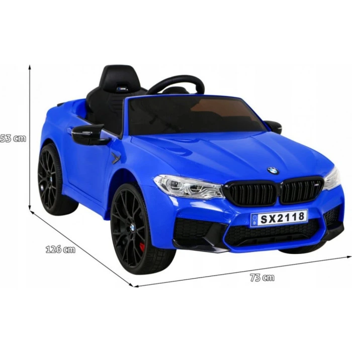 Детская аккумуляторная машинка BMW M5 DRIFT Синяя