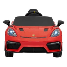 Дитяча акумуляторна машинка Porsche 718 MP4 Червона
