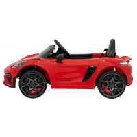 Детская аккумуляторная машинка Porsche 718 MP4 Красная