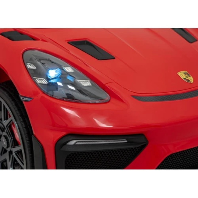Детская аккумуляторная машинка Porsche 718 MP4 Красная