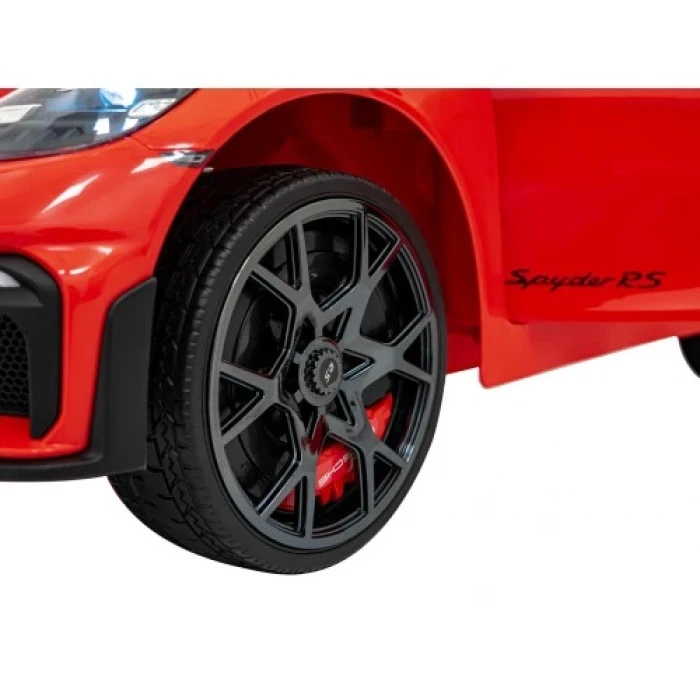 Дитяча акумуляторна машинка Porsche 718 MP4 Червона