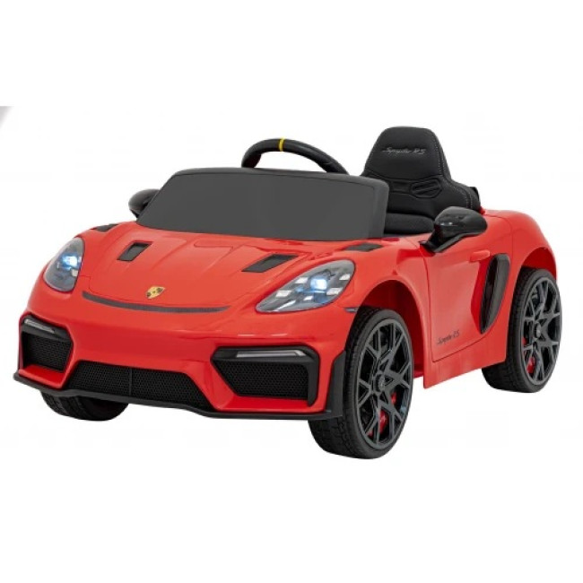 Детская аккумуляторная машинка Porsche 718 MP4 Красная