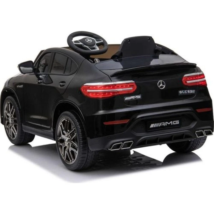 Дитяча акумуляторна машинка Mercedes Benz GLC63S Чорна