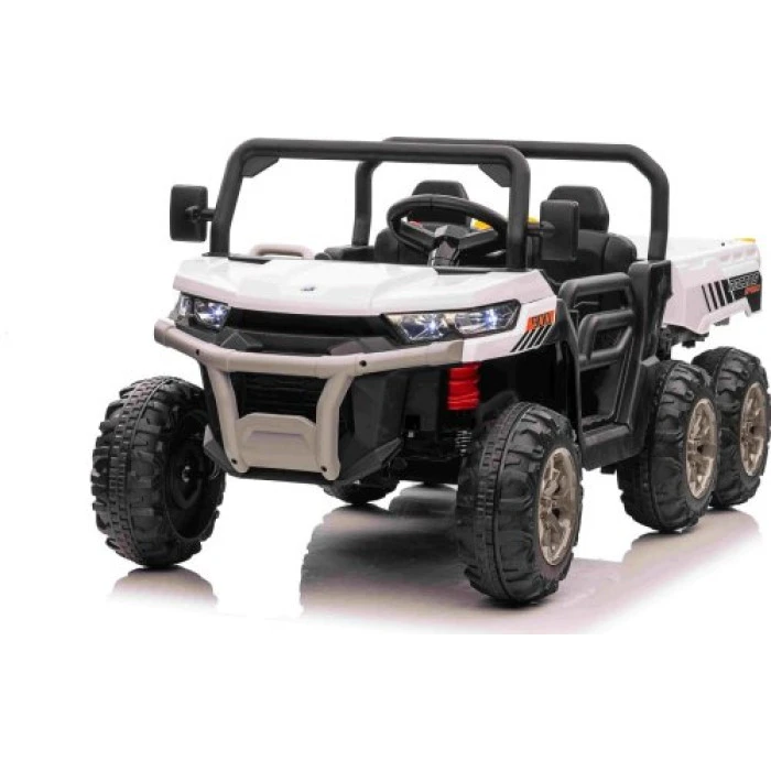 Дитяча акумуляторна машинка фермерська Speed 900 Біла