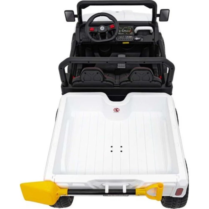 Дитяча акумуляторна машинка фермерська Speed 900 Біла