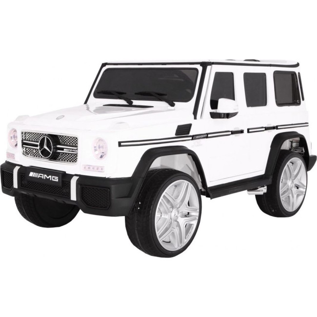 Детская аккумуляторная машинка Mercedes AMG G65 Белая
