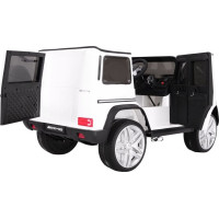 Дитяча акумуляторна машинка Mercedes AMG G65 Біла