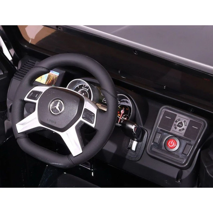 Дитяча акумуляторна машинка Mercedes AMG G65 Біла