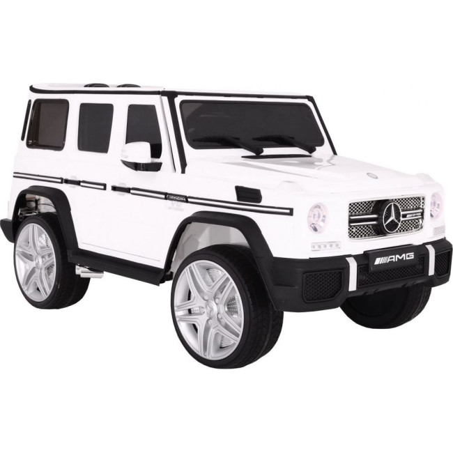 Детская аккумуляторная машинка Mercedes AMG G65 Белая