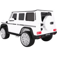 Дитяча акумуляторна машинка Mercedes AMG G65 Біла