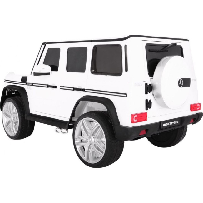 Детская аккумуляторная машинка Mercedes AMG G65 Белая