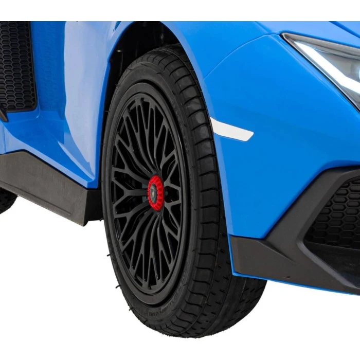 Детская аккумуляторная машинка Lamborghini Aventador SV Синяя
