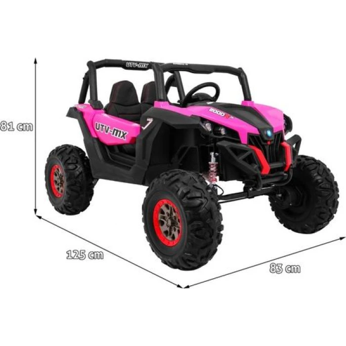 Детская аккумуляторная машинка Багги SuperStar Розовая