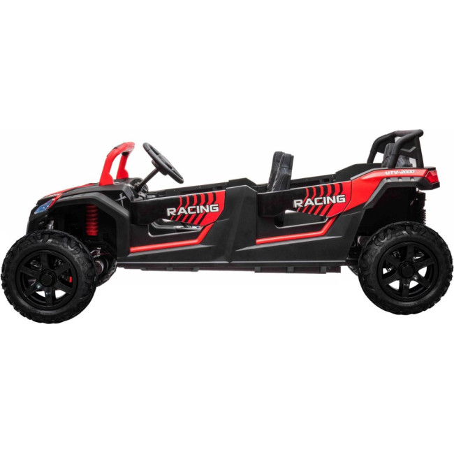 Детская аккумуляторная машинка Багги ATV RACING UTV2000 с литий-ионным аккумулятором, красная