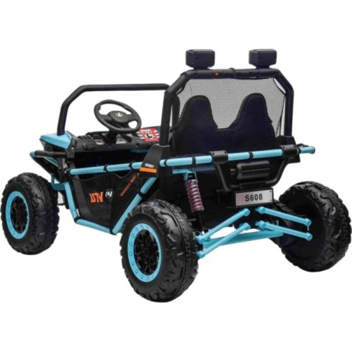 Детская аккумуляторная машинка Багги FASTER Голубая