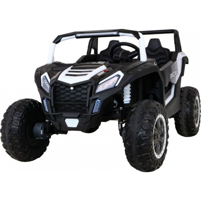 Детская аккумуляторная машинка Багги Strong Racing ATV для 2 детей Белая