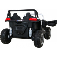 Детская аккумуляторная машинка Багги Strong Racing ATV для 2 детей Белая