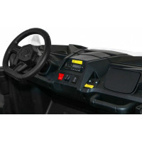 Детская аккумуляторная машинка Багги Strong Racing ATV для 2 детей Белая