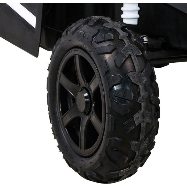 Детская аккумуляторная машинка Багги Strong Racing ATV для 2 детей Белая