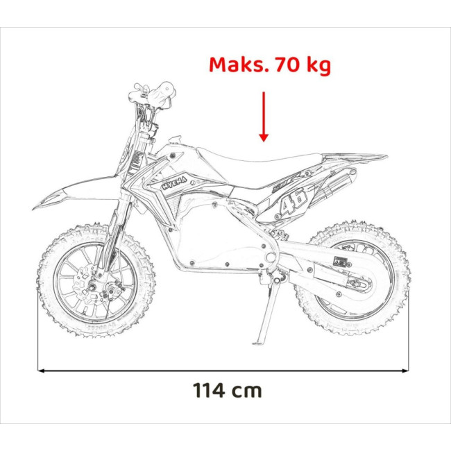 Детский аккумуляторный мотоцикл RENEGADE 50R Синий