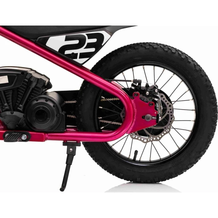 Дитячий акумуляторний мотоцикл BAIGOR 23 PRO Рожевий