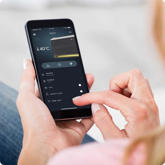 Джакузи садовое MSpa Frame Oslo 160 см х 65 см 6-местное