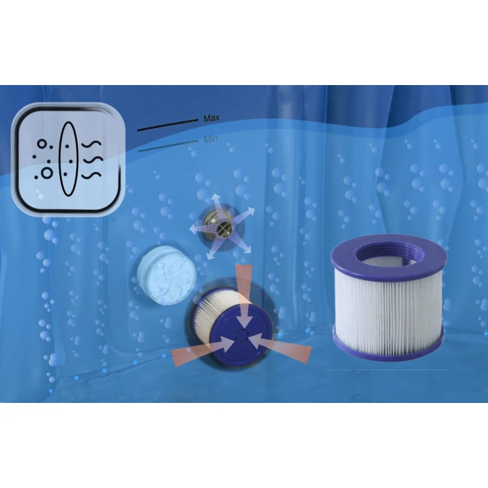 Джакузи-SPA надувное Thunder MOCHA 6-местное