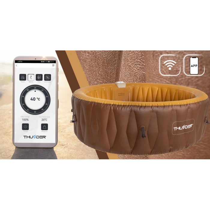 Джакузи-SPA надувное Thunder MOCHA 6-местное