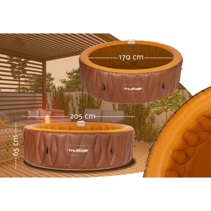 Джакузи-SPA надувное Thunder MOCHA 6-местное