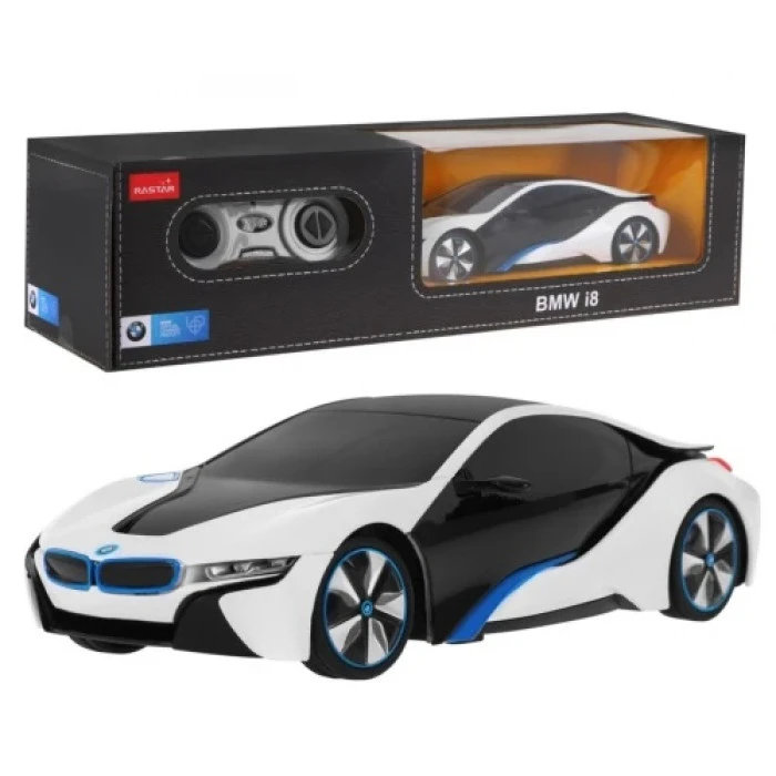 BMW i8 белый RASTAR модель 1:24 Авто на дистанционном управлении + пульт 2,4 ГГц