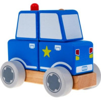 Детская полицейская машинка деревянная
