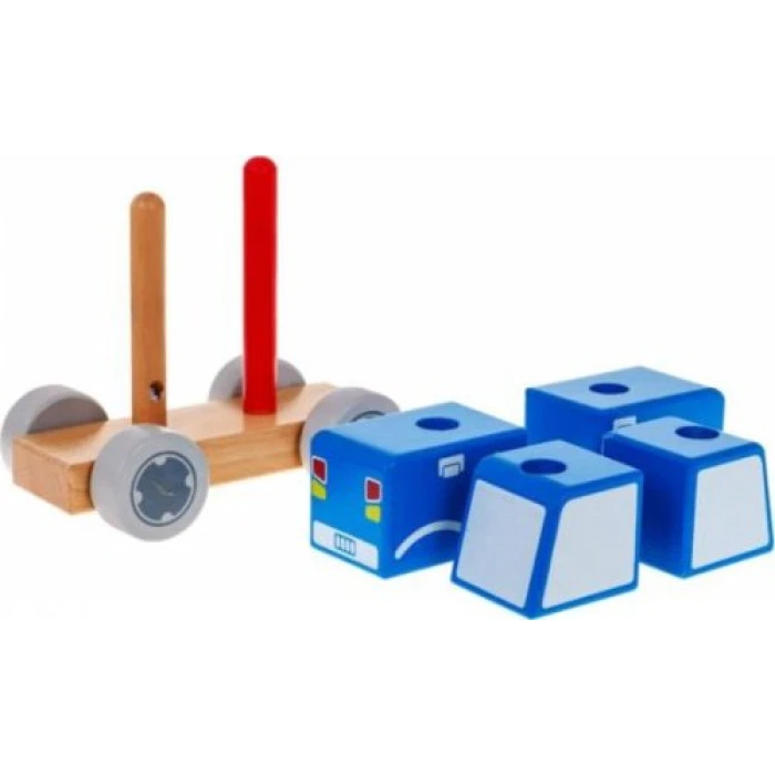 Дитяча поліцейська машинка дерев'яна