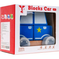 Детская полицейская машинка деревянная