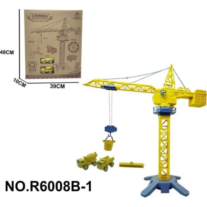 Дитячий будівельний кран EKO + транспортні засоби